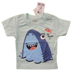 Cute Shark Baby Cotton T-Shirt