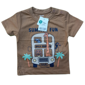 Brown "Summer Fun" Safari Tour T-Shirt