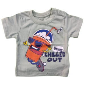 Grey 'Chilled Out' Drink T-Shirt