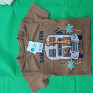 Baby Boys Summer Fun Wild Friends Cotton T-Shirt
