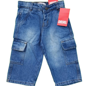 Diesel Medium Blue Baggy Jeans for Kids