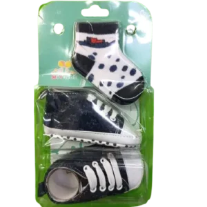 Soft & Comfortable Black Baby Shoes